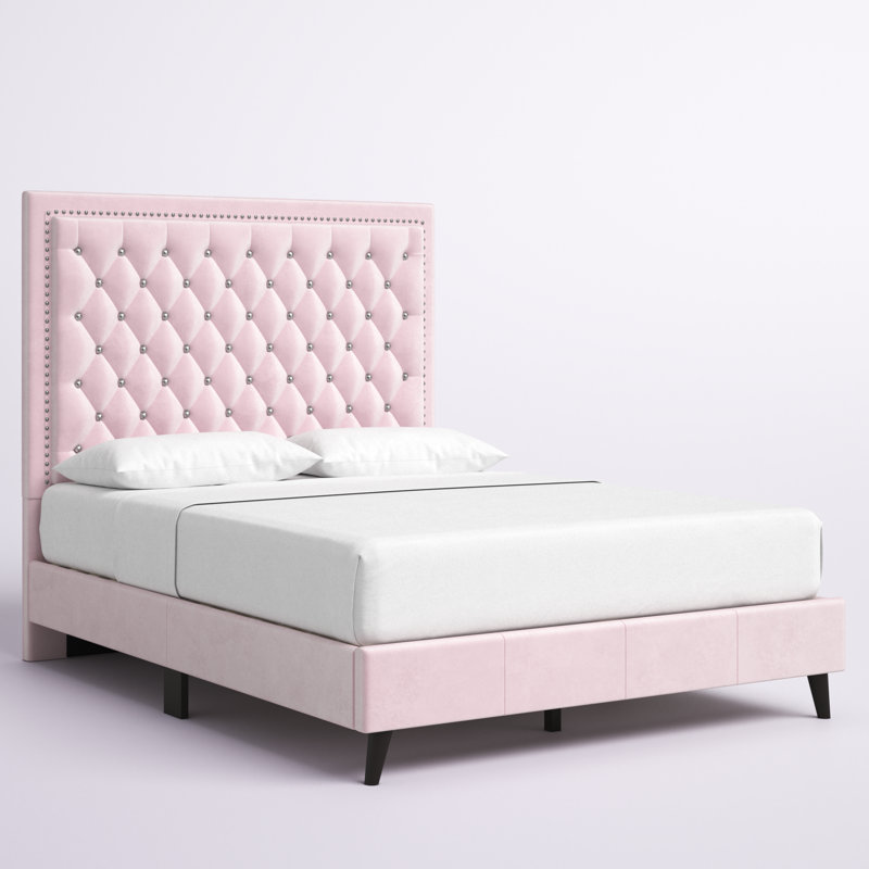 Etta Avenue™ Janiya Upholstered Platform Bed & Reviews Wayfair